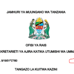 TANGAZO LA KUITWA KAZINI WAKALA WA HUDUMA ZA MISITU TANZANIA (TFS) NA MAMLAKA YA USIMAMIZI WA WANYAMAPORI (TAWA) 30-04-2025 TANGAZO LA KUITWA KAZINI WAKALA WA HUDUMA ZA MISITU TANZANIA (TFS) NA MAMLAKA YA USIMAMIZI WA WANYAMAPORI (TAWA) 30-04-2025