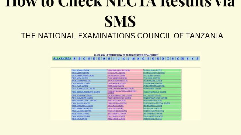 How to Check NECTA Results via SMS