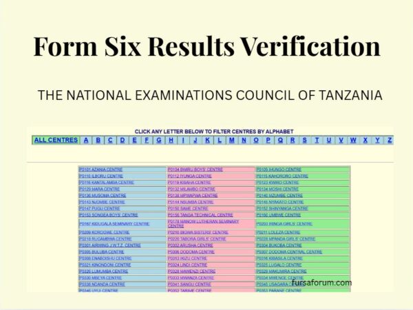 Form Six Results Verification