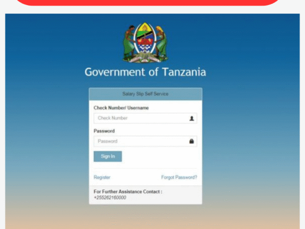 Tanzania Salary Slip Portal