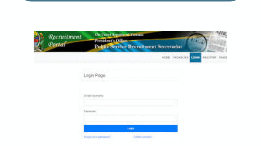 Ajira Portal Registration